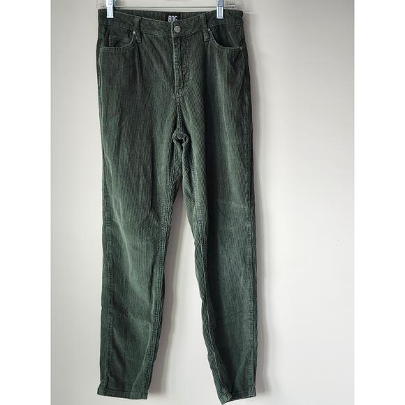 BDG Urban Outfitters Mom High Rise Corduroy Green Pants Y2k Retro Size 26  A0022 - Picture 1 of 5